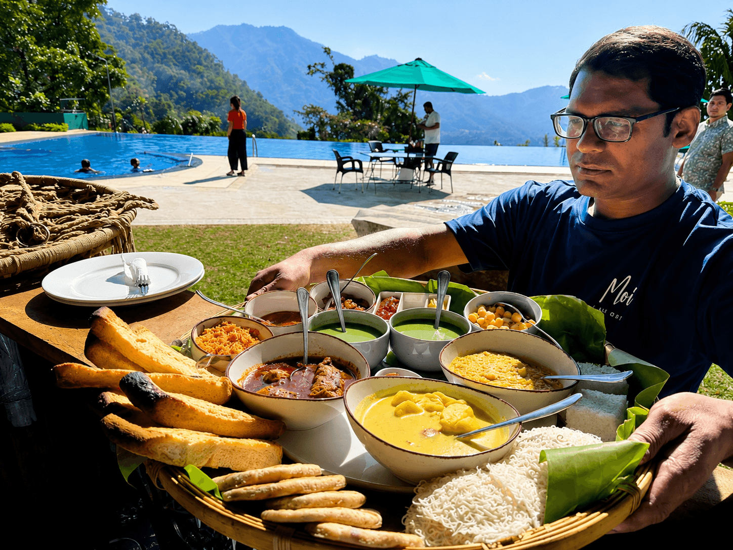 Restaurant dining at Moi Ella in Sri Lanka’s hill country.