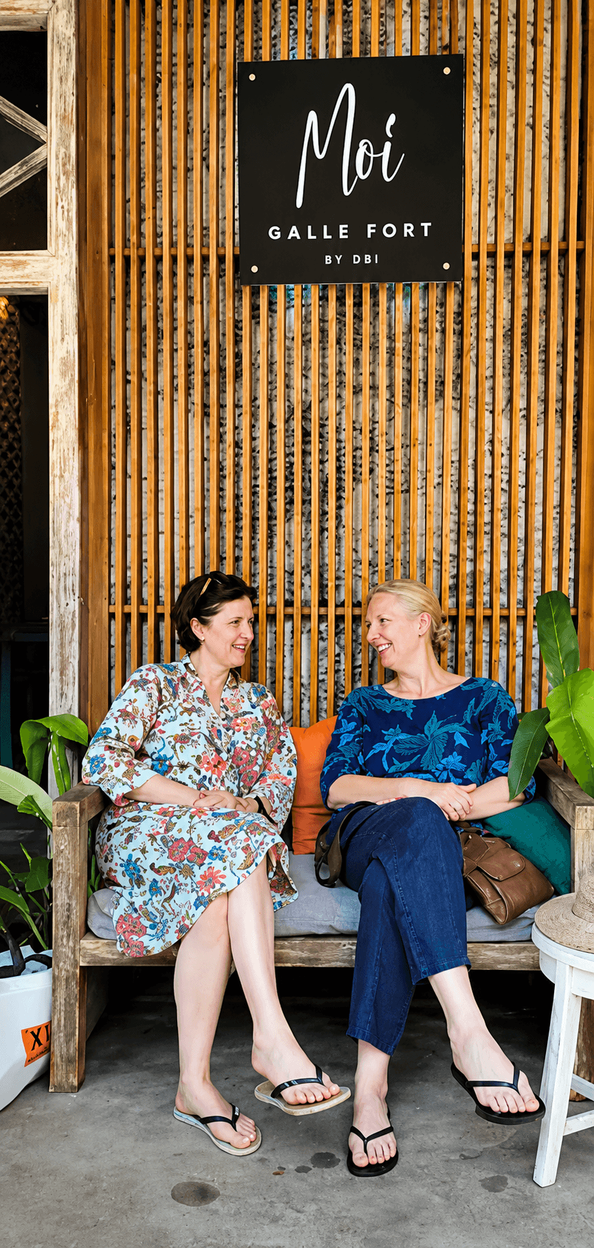Boutique hotel interior in Galle Fort, Sri Lanka