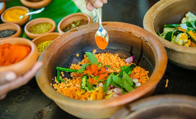 Cooking class experience at Moi Galle Fort