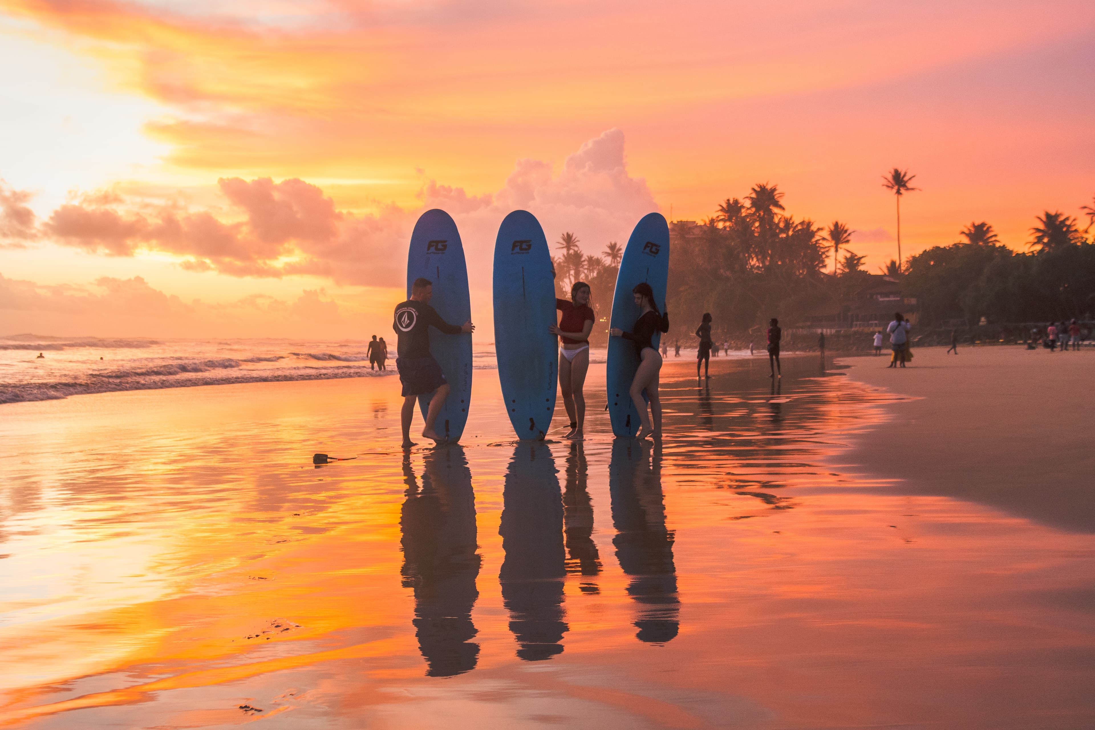 Surf lessons in Weligama